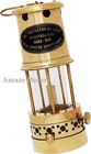 Fully Functional Brass Vintage Miner s Lamp-replica Safety Coal Mine Oil Lamp