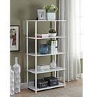 56  Tall Adjustable 5-shelf Wood Bookcase Storage Shelving Book Wide Bookshelf