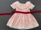 American Girl Beforever Samantha Pink Dotted Meet Dress