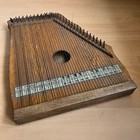 Antique 1800s Victorian Zither Harp Display Or Play Good Quality