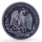 Mexico 2 Onzas Libertad Angel Of Independence Restrike Proof Silver Coin Nd