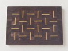 Handcrafted Walnut Mosaic End Grain Cutting Board - Chopping Block - 9x13 25x1 5