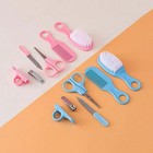 6pcs Baby Grooming Kit Nail Clipper Brush Comb Newborn Care Set