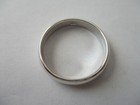 4mm Sterling Silver Plain Wedding   Engagement Ring Smooth Solid Silver Size 9
