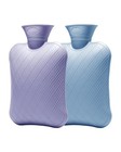Extra Large 2l Hot Water Bottles - 2 Pack For Pain Relief  Back   Cold Therapy 