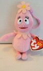 Ty Beanie Babies Foofa The Flower Bubble Clip 6  Mwmt Yo Gabba Gabba Plush