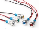 10x Car Boat Indicator Light 12v 8mm Led Pilot Dash Dashboard Panel Warning Lamp