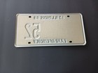 1999 Superman Celebration Illinois Single License Plate 52 Special Event Plate