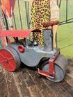 Vintage C  1930 Keystone Ride On Steam Roller Construction Steelcraft Wyandotte