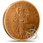 1 Oz Copper Round - Mercury Dime