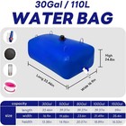 30 Gallon Water Storage Bladder Foldable Portable Water Bladder Tank Water Bag