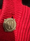 World Of Warcraft Horde Logo Black   Red Cardigan Sweater 3xl By Welovefine