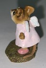 Retired Wee Forest Folk M-262a  donna s Angel  Figure  no Box 
