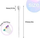 150 Pieces Colorful Pearl Head Pins Corsage Pins 55mm 2 17in Sewing Pins Straigh