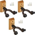 3-pack Top Stage   Guitar Hanger Holder Stand Wall Mount Keep  Jx15-nat-q3