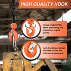1 5ton 3ton 10ft Lifter Alloy Steel Lever Block G80 Chain Ratchet Hoist W  Hook