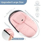 Car Seat Cover Baby Winter Carseat Cover For Babies  Universal Warm Pink