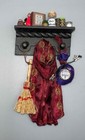 Miniature Dollhouse 1 12 Scale - Halloween Witch wizard fairy Wall Rack - 712