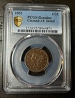 1851 Braided Hair Half Cent Philadelphia Mint Pcgs Au Details Cleaned