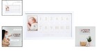 My First  Baby Photo Frame 13 Openings Neutral White Beige Nursery Wall Decor