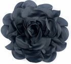 Large Satin Fabric Flower For Brooch Pin Wedding Party Dance Dress Suit Clothes