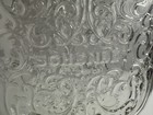 Vintage Schenley Whiskey Embossed Glass Bottle No Stopper  9    