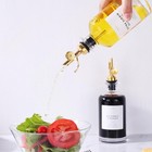 Liquor Pour Spout Set Of 4     Gold Stainless Steel Bottle Pourers