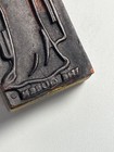 Vintage Antique  the Queen  Wood Printing Block Press Ink Stamp