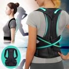 Adjustable Posture Corrector Low Back Support Shoulder Brace Belt For Men Women