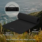 Thick 1 2 Inch Non Slip Yoga Mat 72x24 Inch Exercise Pad For Pilates Fitness