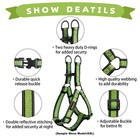 Xipebros No-pull Dog Harness Reflective Adjustable - Stops Pulling   23 -43  Che