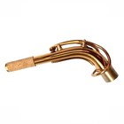 Alto Sax Sba Style Neck Yellow Brass Gold Electrophoresis Saxophone Curved Neck