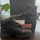 Rocky Men s 6  Tac One Waterproof Public Service Boot Black -  Black Size8