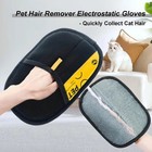Pet Hair Remover Glove For Cats   Dogs Reusable Grooming   Lint Roller