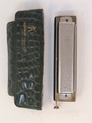 Hohner Super Chromonica 270 Vintage Chromatic Harmonica Key C Wood Comb W case