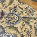 Traditions By Waverly Floral Paisley Window Valance Yellow Blue 52x17