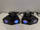 2x Adj American Dj Dual Gem Led Rgb Moonflower Dance Party Disco Effect Lights