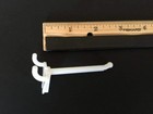  100 Pack  2 Inch White Plastic Peg Kit  Garage Shelf Hanger Pegboard Hooks Usa