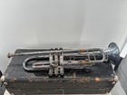Antique Frank Holton S n 31831 Trumpet Silver Instrument Couesnon Mouthpiece Lot