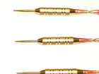 Steel Tip Darts  New 20 Gram Plated  With Aluminum Shafts   3806
