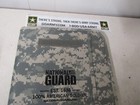 Military Book Zip Binder Us Army National Guard Acu Camo 100  American Soldier