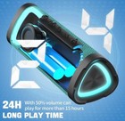 Portable Wireless Speaker With 24w Loud Stereo Sound  24h Playtime - Green