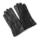 G i  Black Leather Gloves From The 80 s With Wool Lining     Made In Usa