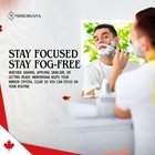 Mirrorvana Anti Fog Spray For Shower Mirror  1 Bottle  - Maintains Fog Free B   