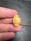 Tibetan Yak Bone Mantra Dot Bead     Hand-carved Mala Guru Bead  Buddhist Spacer