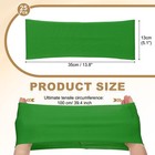 25 Pcs Spandex Chair Sashes Bows With Slider Buckle  Green