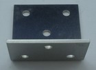 Stainless Steel Angle Bracket 2 5 wx2 5 longsidex1 75 shortside Satin 100 Degree