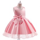 Baby Flower Girls Bridesmaid Dress Sequins Bow Party Wedding Birthday Princess