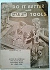 Two Vintage Stanley Tools Catalogs  1953 Tools   1949 Black Ornamental Hardware