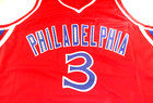 Allen Iverson   Autographed Philadelphia 76ers Custom Basketball Jersey   Jsa